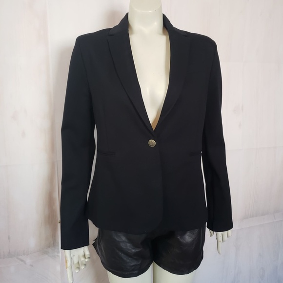 Chloé Leather Shorts Lambskin Black Made in France 38 - Picture 6 of 8